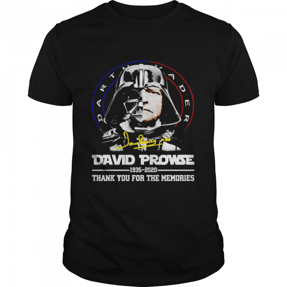 david Prowse Darth Vader 1935 2020 thank you for the memories shirt
