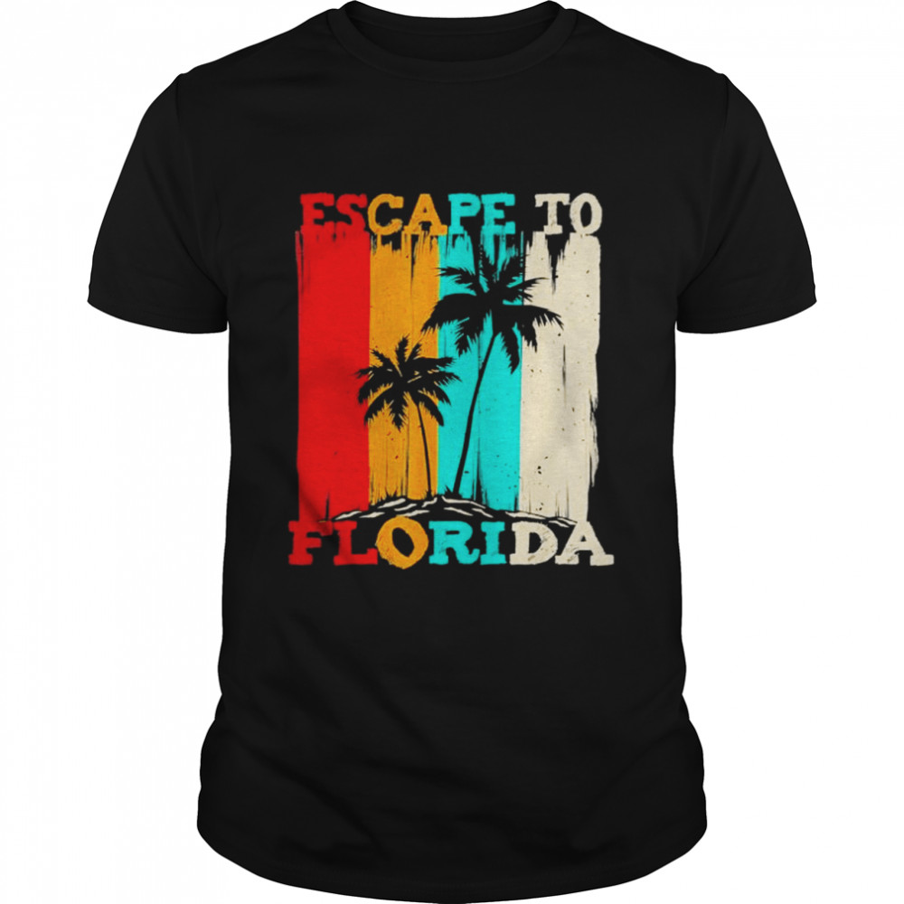 Escape to Florida Vintage shirt Classic Men's T-shirt