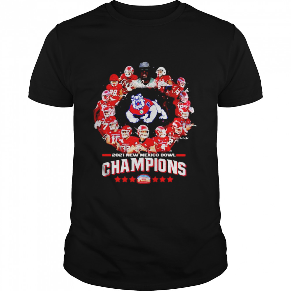 fresno State Bulldogs 2021 New Mexico bowl champions T-shirt Classic Men's T-shirt