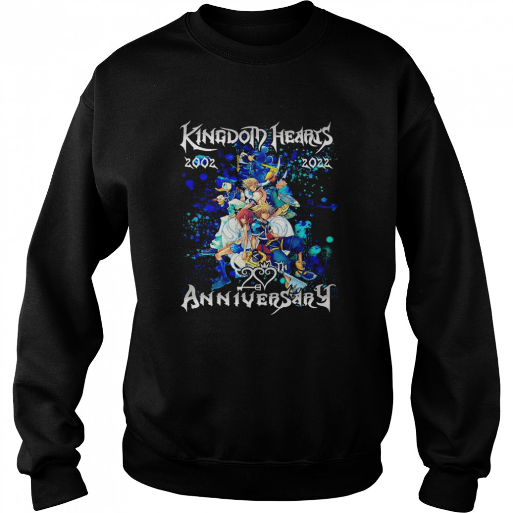Kingdom hearts 2002 2022 anniversary shirt Unisex Sweatshirt