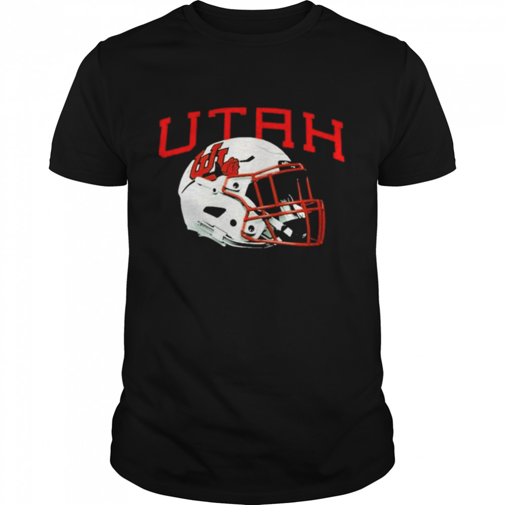Utah Football Rose Helmet shirt
