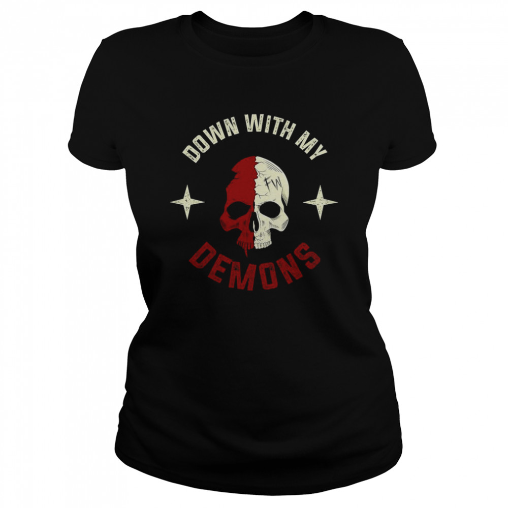 Down With My Demons  Classic Women's T-shirt