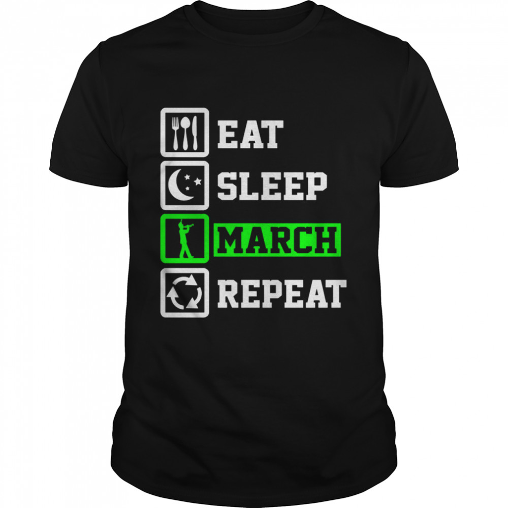 Eat Sleep Trumpet Repeat Trumpet Player Shirt