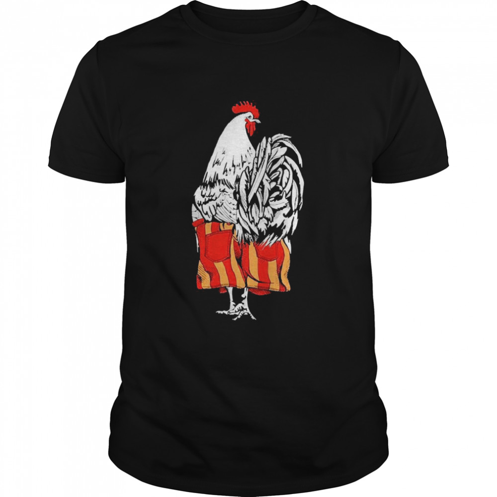 Enjoy Cartoon Chicken Guess What Chicken Wearing Pants Shirt