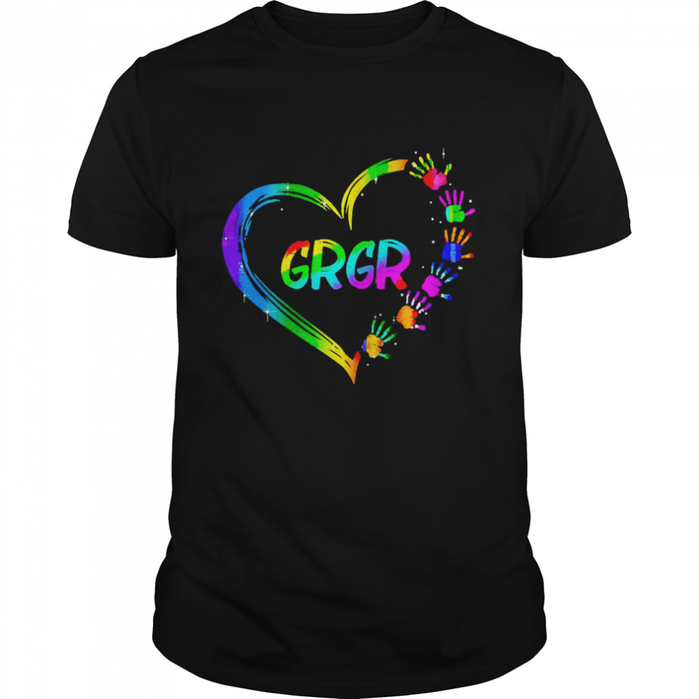 Gradient Heart Shape My GrGr Shirt