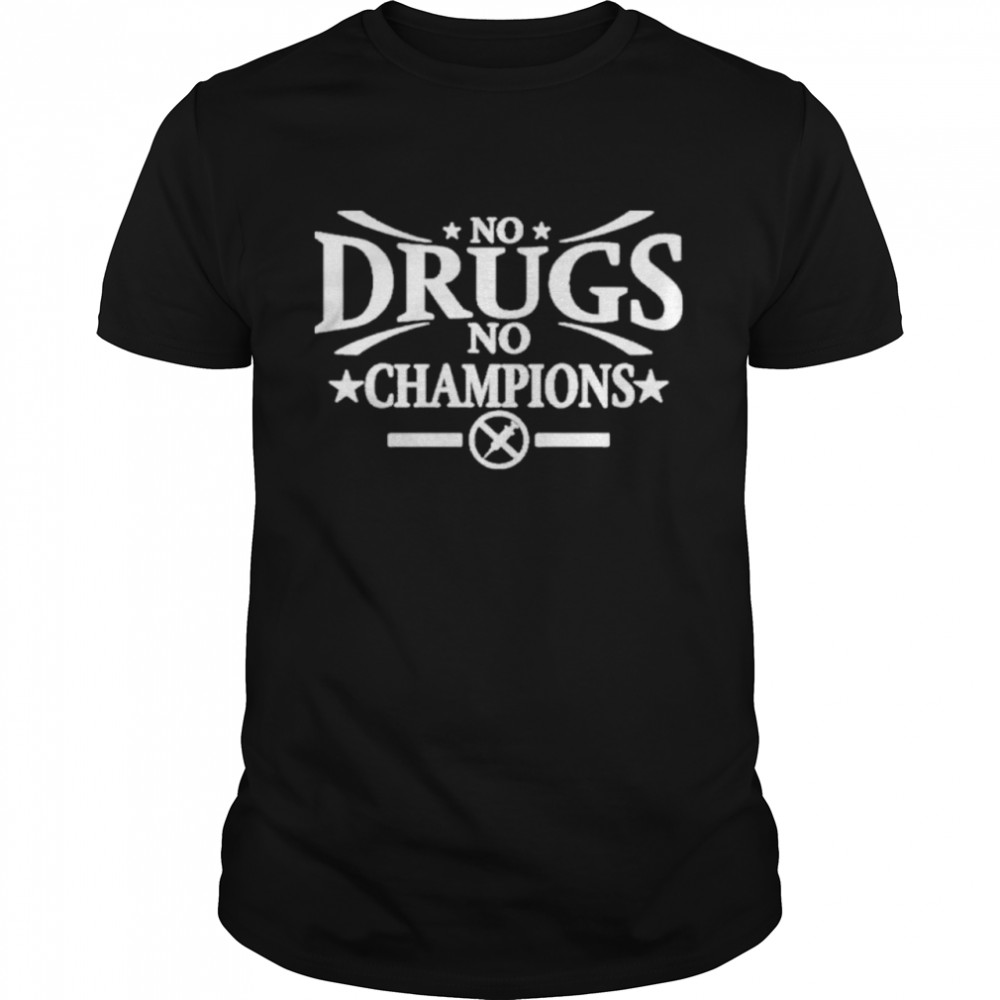 No drugs no champions sunny edwards no drugs no champions shirt