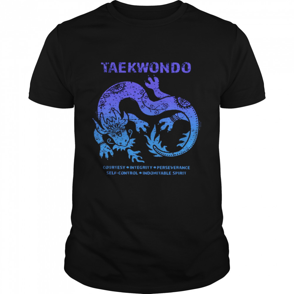 Taekwondo Courtesy Integrity Perseverance Shirt