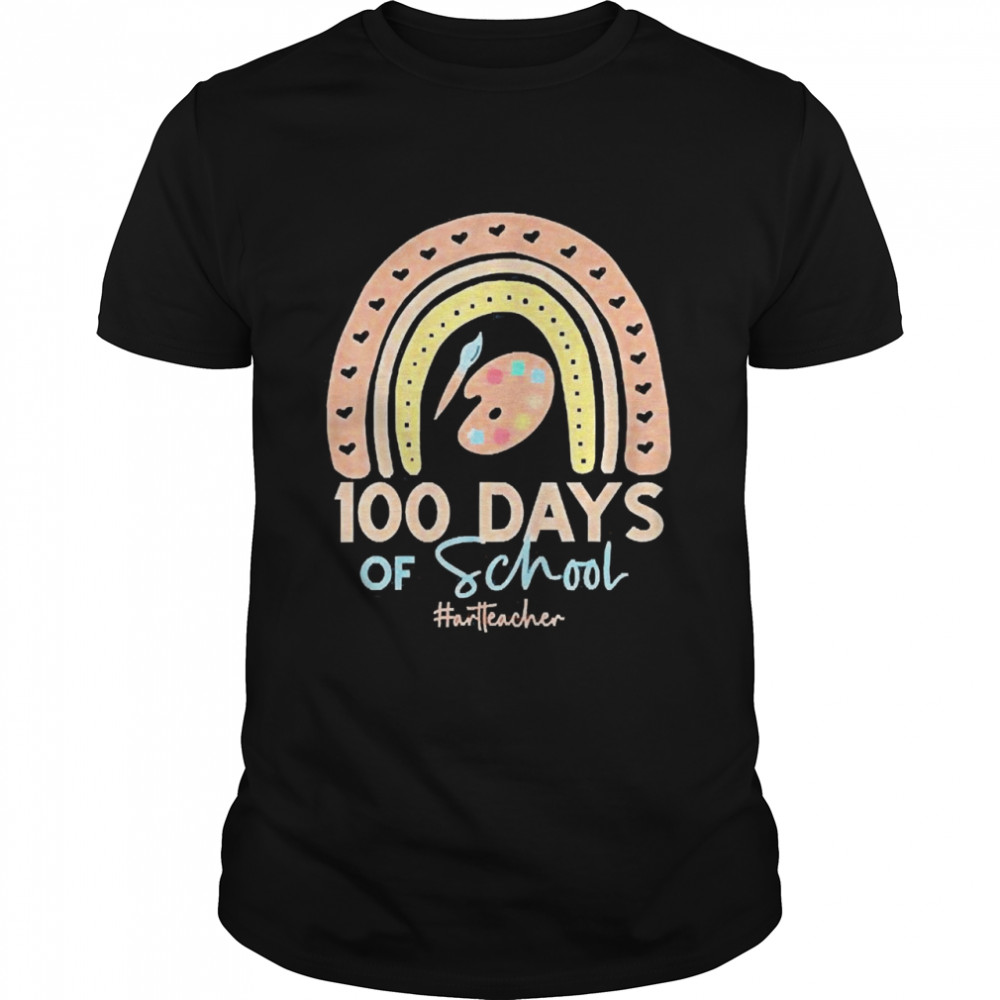 100th Day Of School Art Teacher Shirt