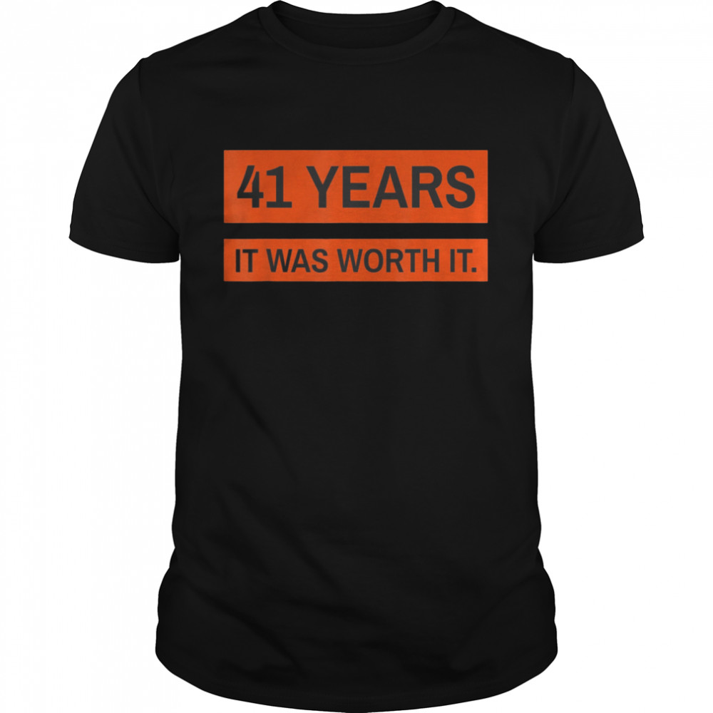 2022 Glory Glory Championship 41 Years Was Worth It Shirt