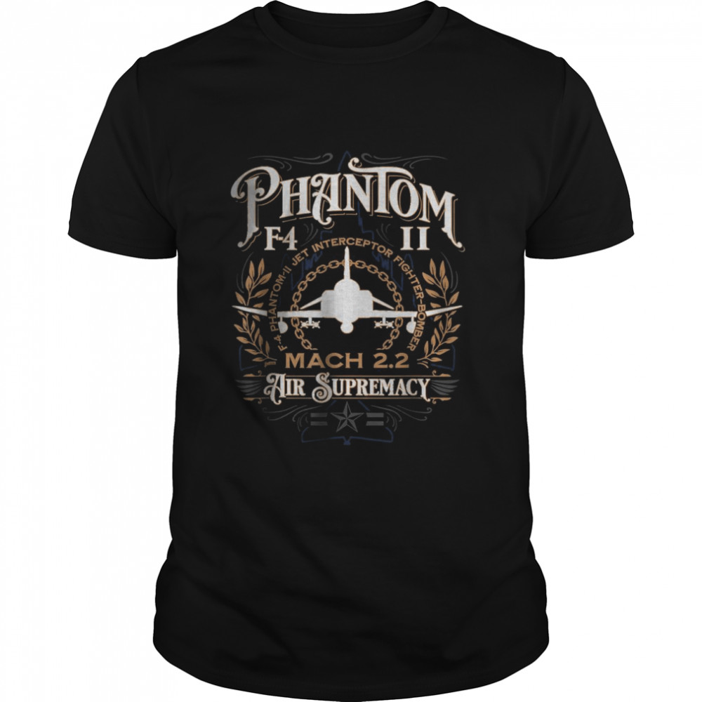 Classic F-4 Phantom II Fighter Bomber Jet Aircraft T-Shirt