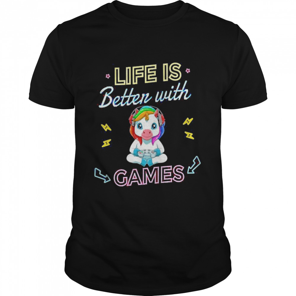 Gaming Einhorn Videospiele 90er Jahre Shirt