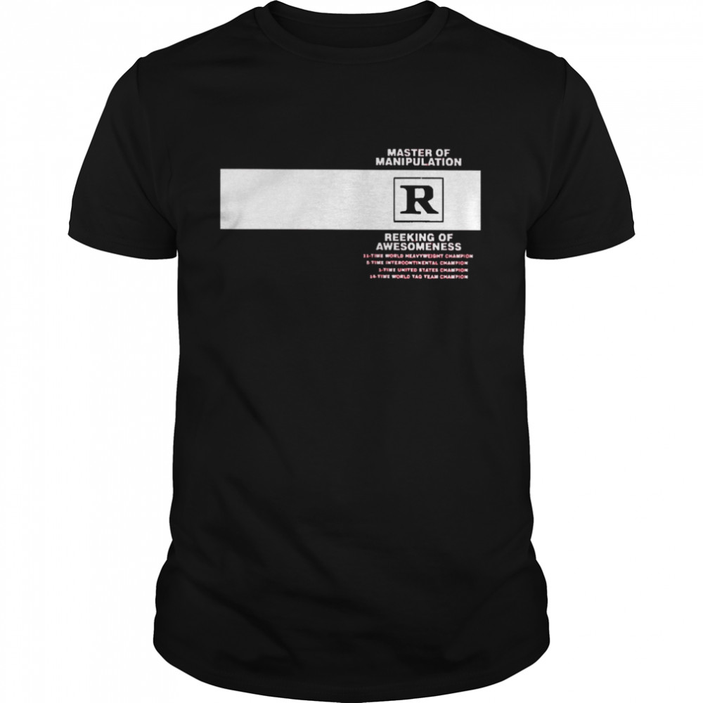 Master Of Manipulation Reeking Of Awesomeness Shirt