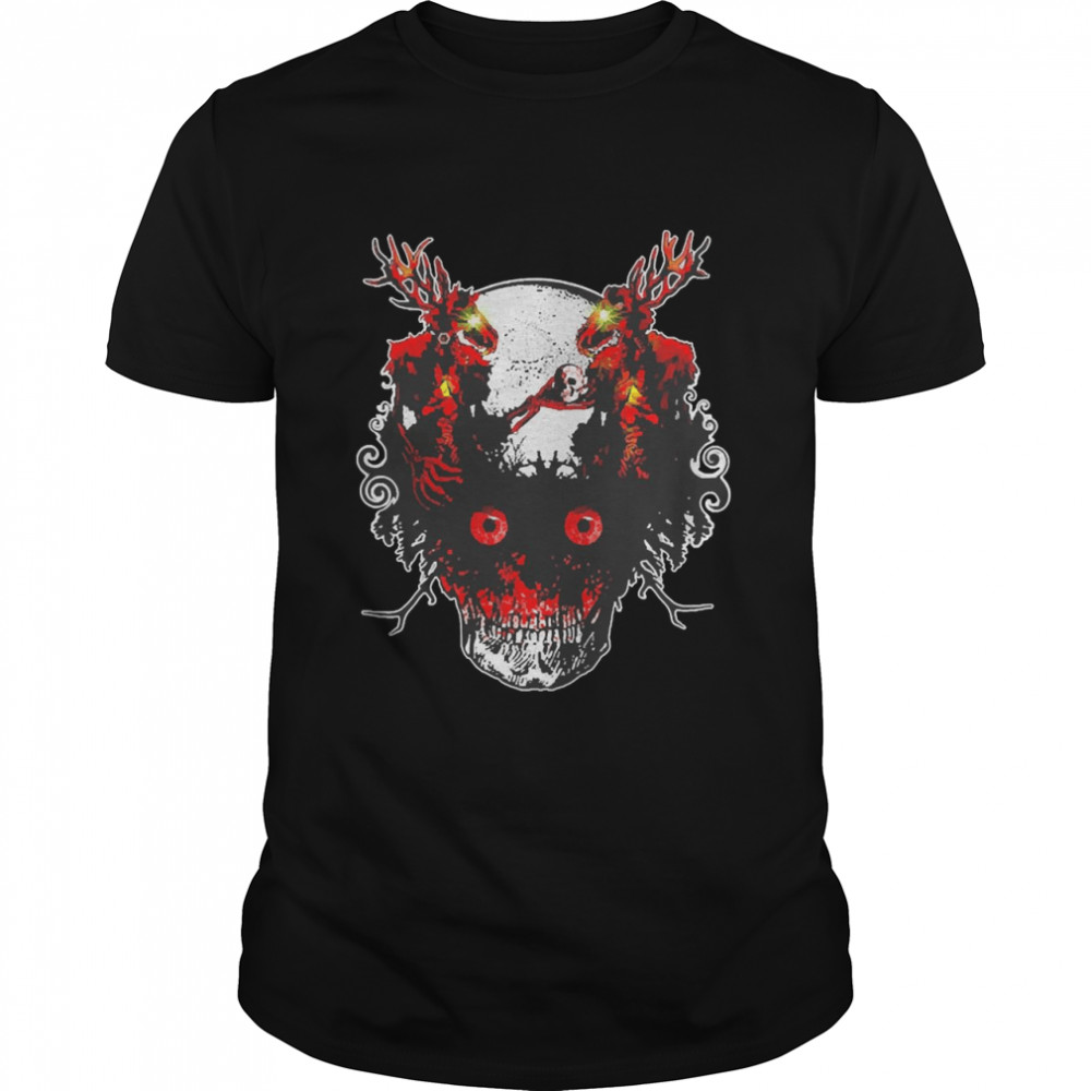 National Cryptid Society Wendigo Skull Monster Shirt