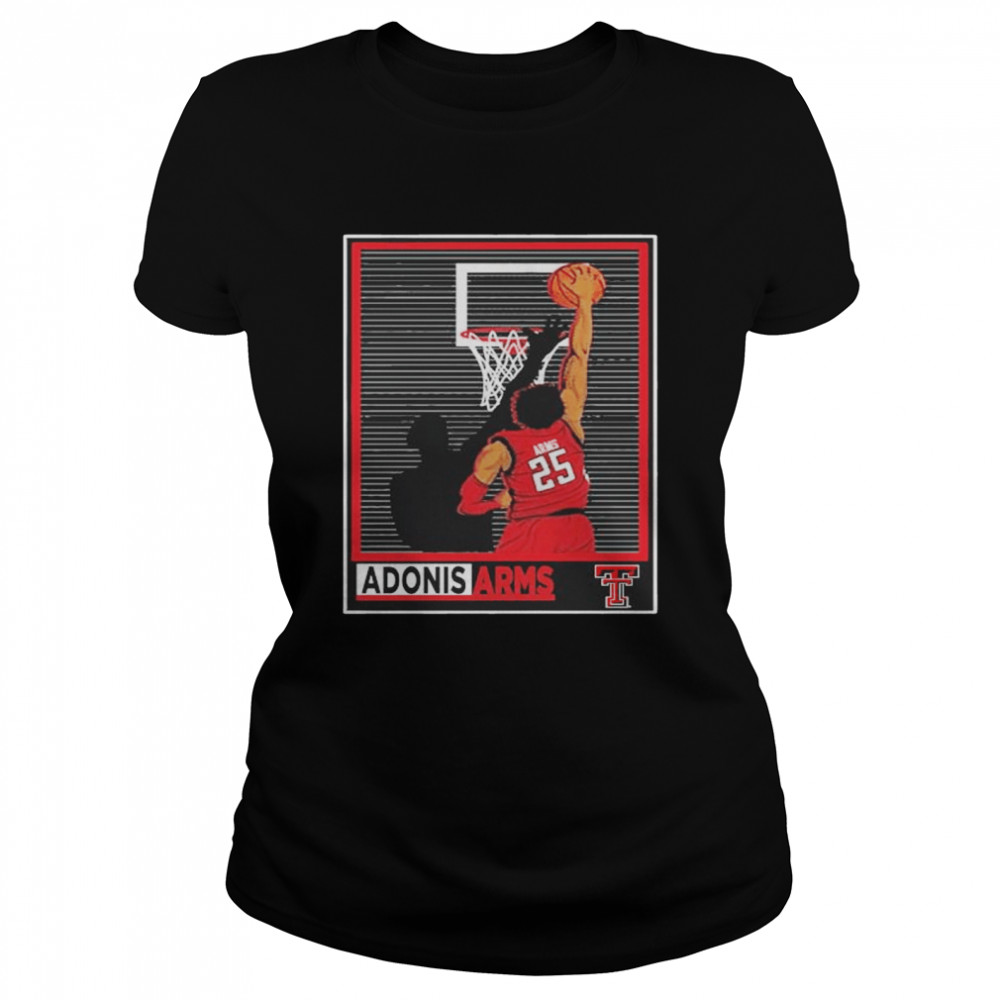 Texas Tech Basketball Adonis Arms  Classic Women's T-shirt