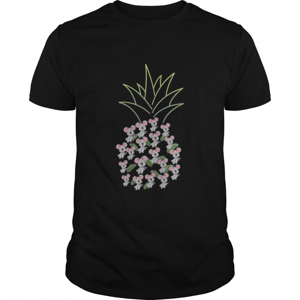 Wild Nature Australia Pineapple Koala Bear Shirt