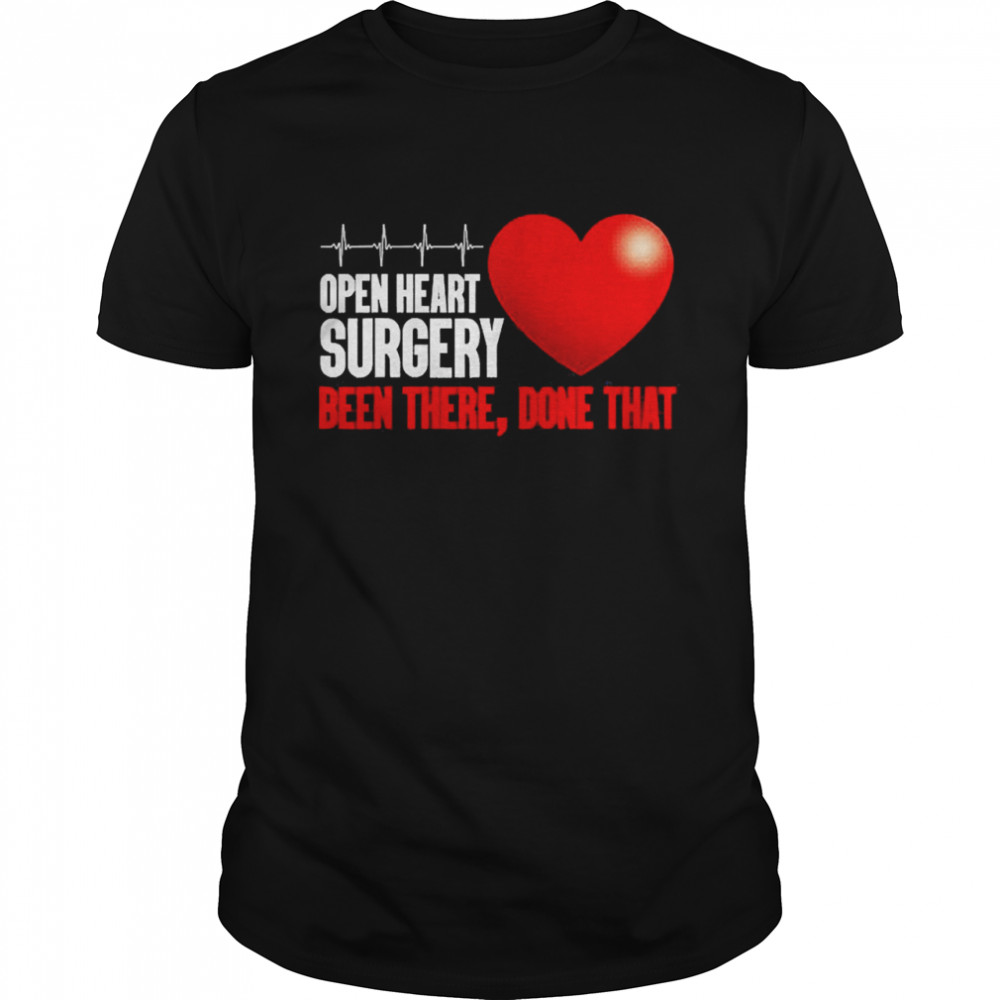Cool Open Heart Surgery Art Men Women Heart Attack Recovery Shirt