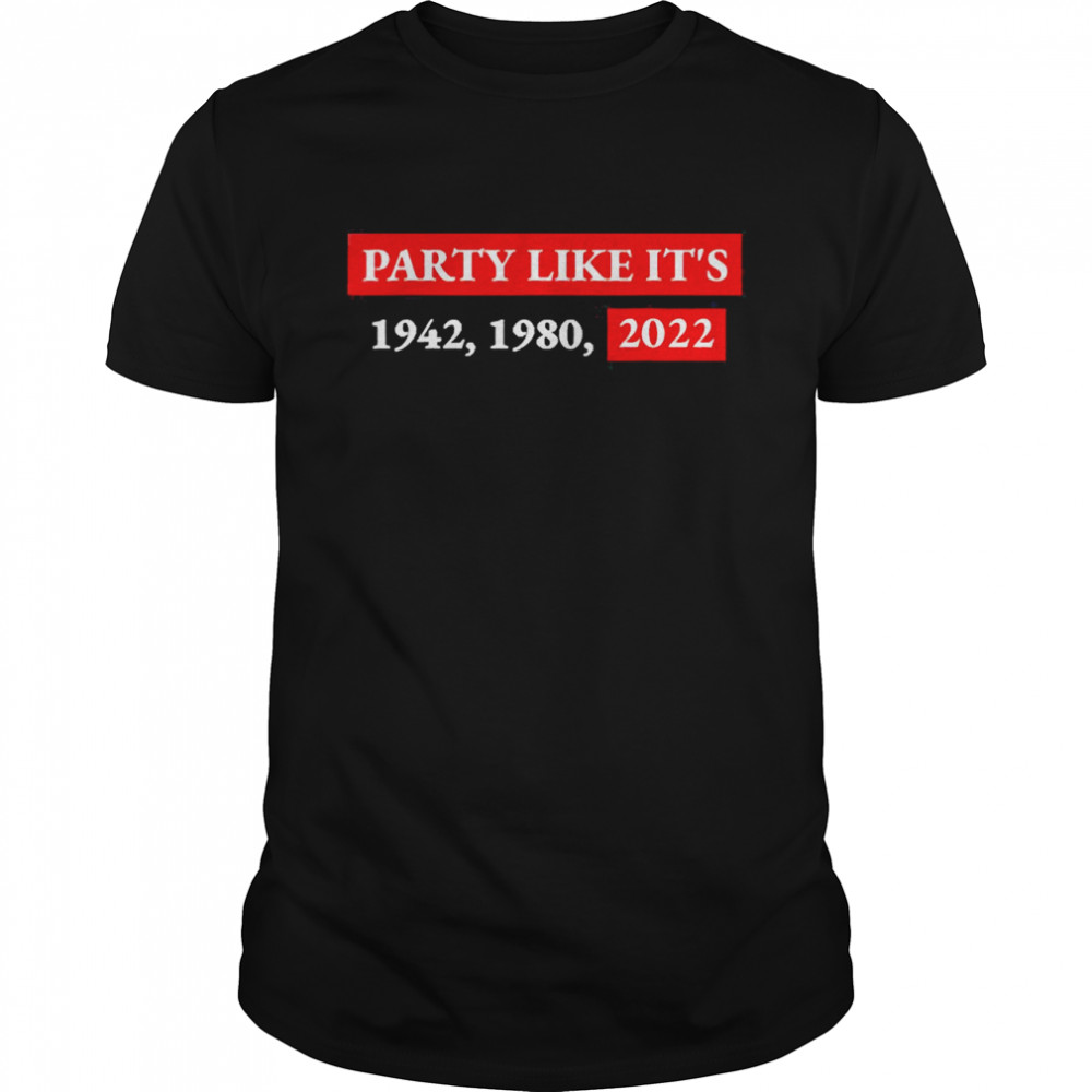 Georgia Party Like It’s 2022 Football Championship Shirt