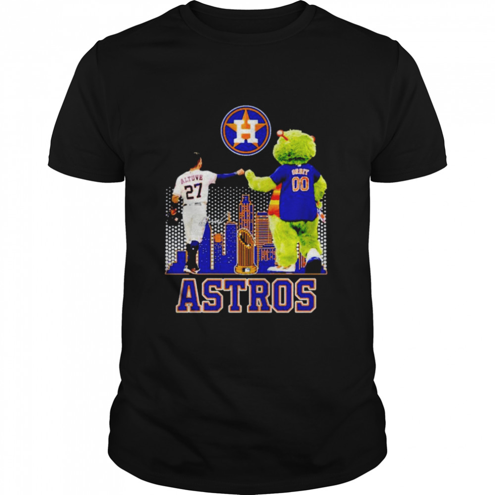 Houston Astros José Altuve and Orbit signature shirt