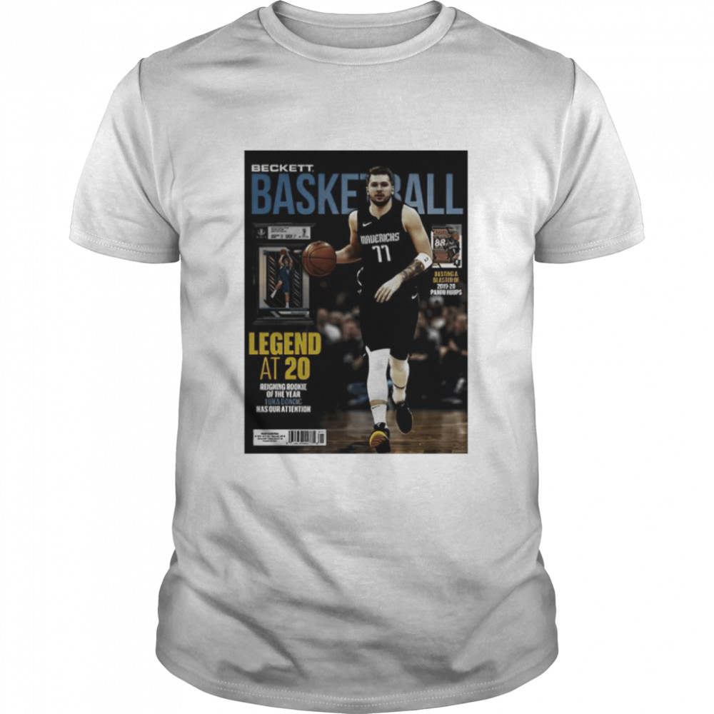 Luka Doncic Beckett Basketball Legend At 20 Shirt