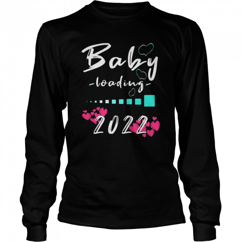 Baby Loading 2022 Expectant Mother Pregnancy  Long Sleeved T-shirt