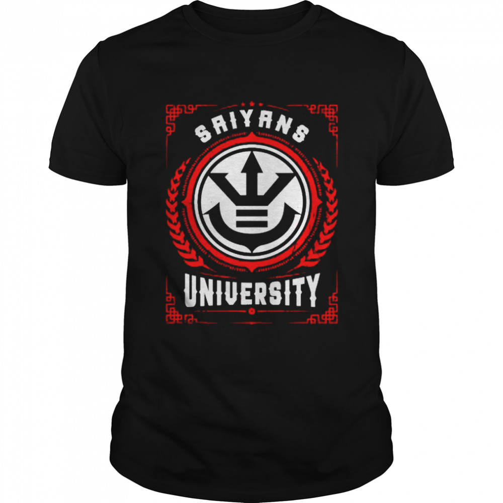 dragon Ball saiyans university shirt