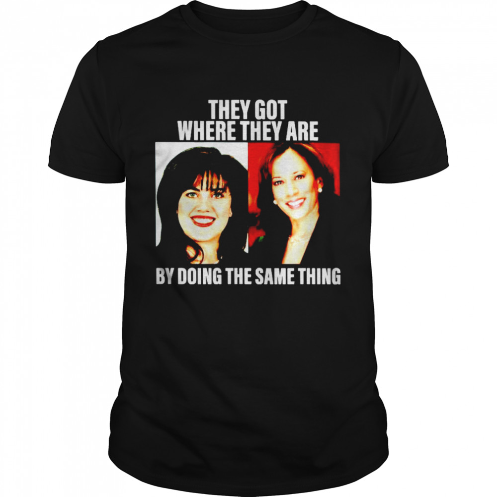 feldstein and Kamala they got where are by doing the same thing shirt
