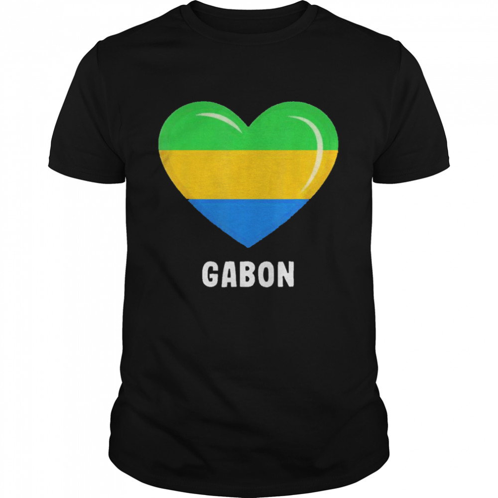Gabonese Gabon Flag Shirt