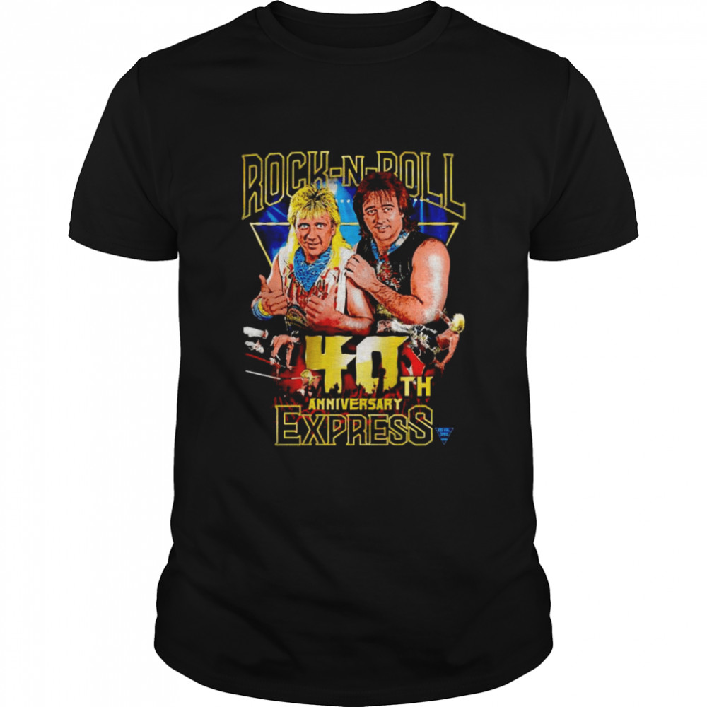 Robert Gibson Rock-N-Roll Express 40th Anniversary shirt