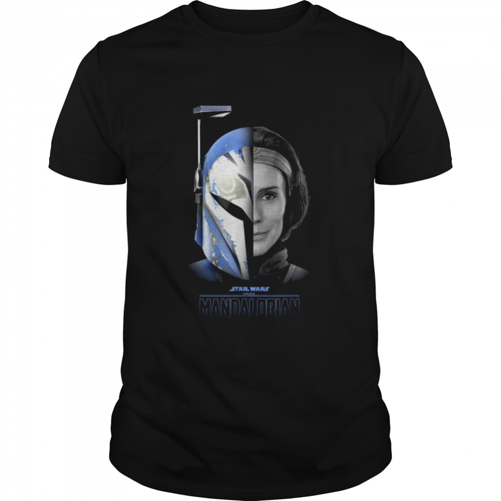 Star Wars The Mandalorian Bo Katan Split Face Shirt