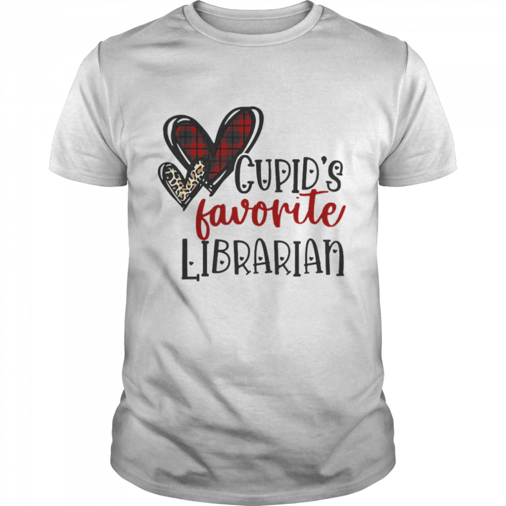 Cupid’s Favorite Librarian Valentine’s Day Shirt