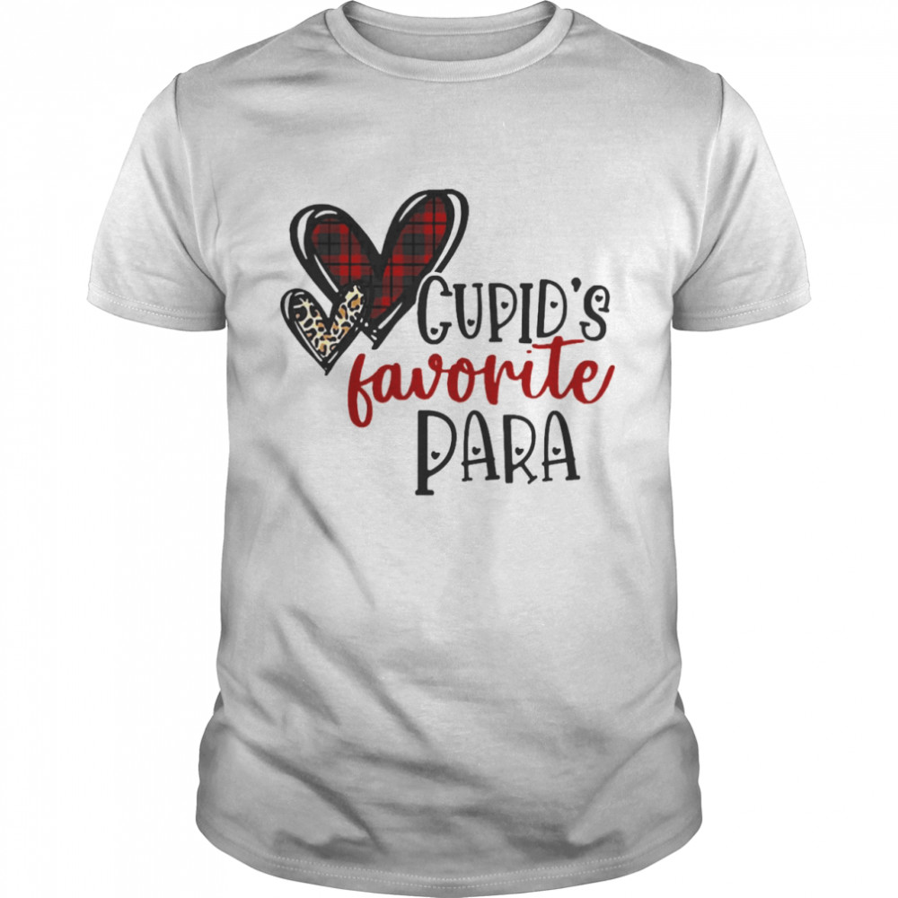 Cupid’s Favorite Paraprofessional Valentine’s Day Shirt