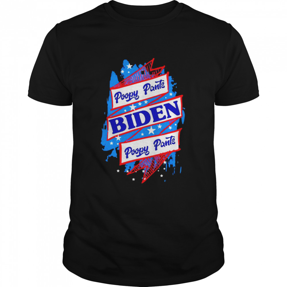Fjb Let’s Go Brandon Poopy Pants Biden Election 2024 Liberal Cry Fjb Shirt