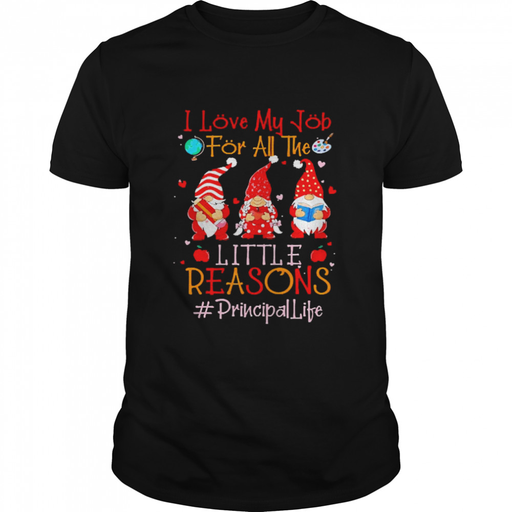 I Love My Job For All The Little Reasons Principal Life  Classic Men's T-shirt
