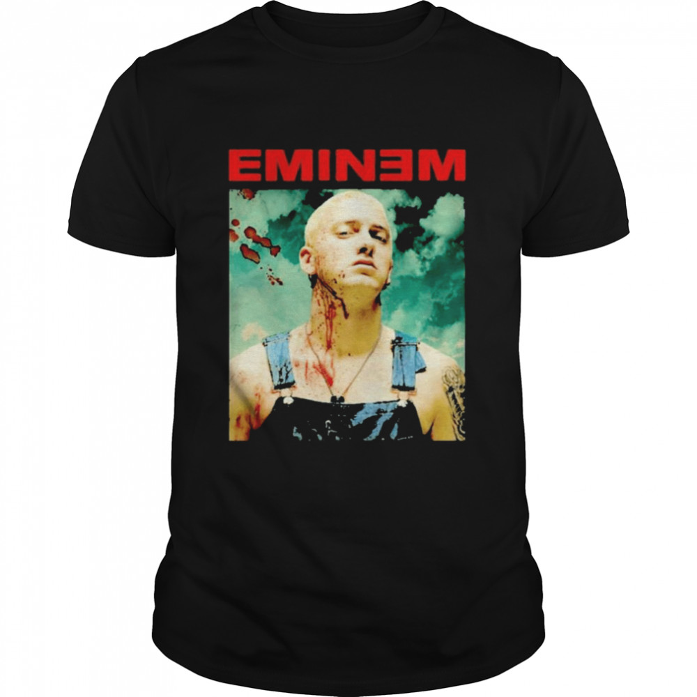 Eminem Merch Bloody Chainsaw Shirt