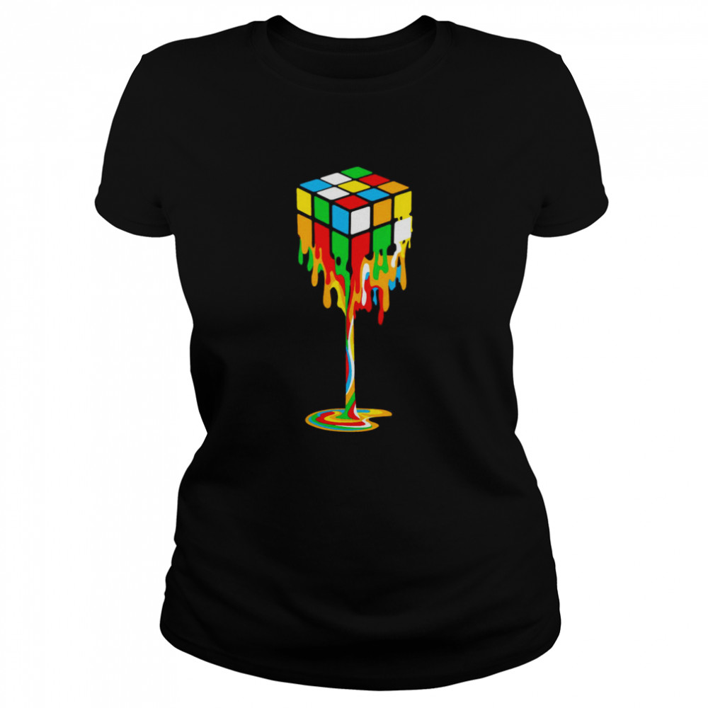 melting Puzzle Cube  Classic Women's T-shirt