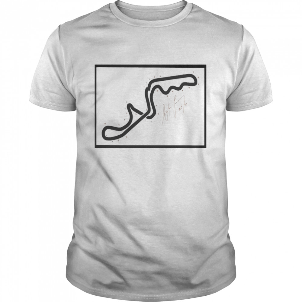 Senna’s Hand-Drawn Map Of The Suzuka Gp T-shirt