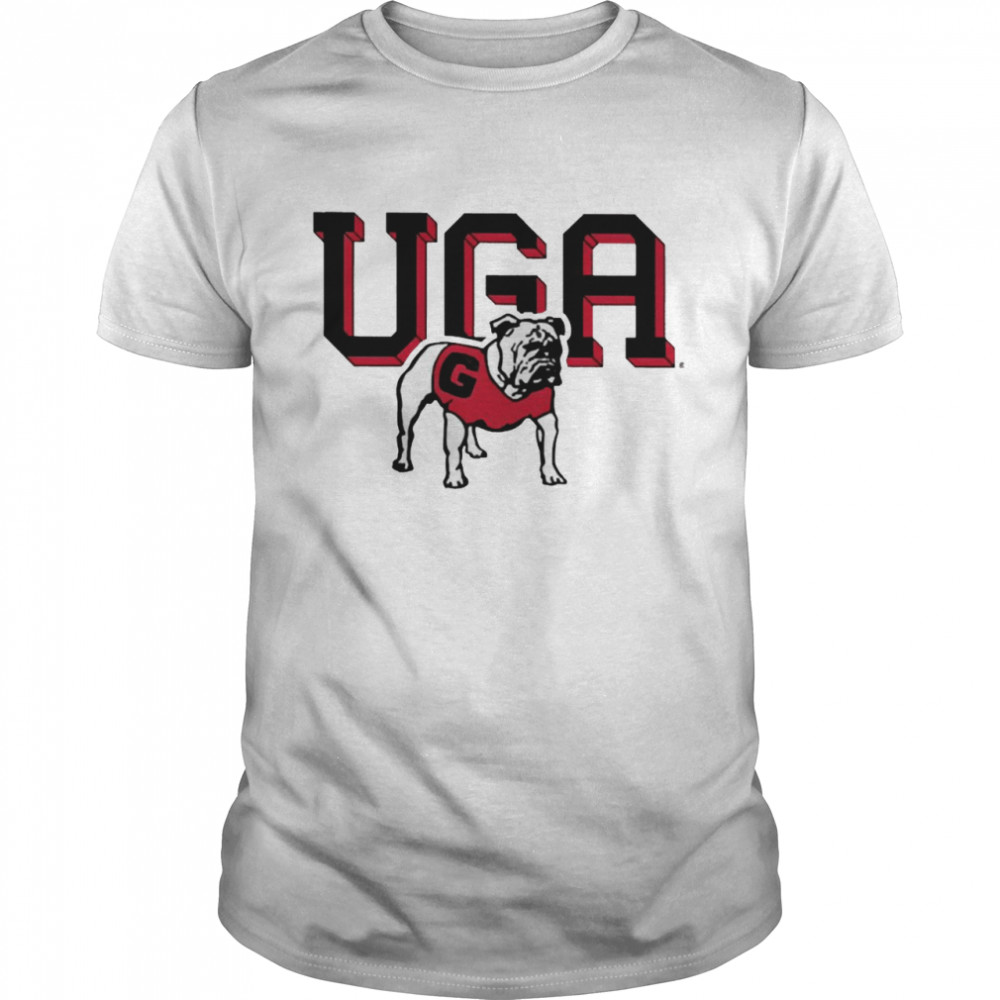 vintage Uga Bulldogs Mascot Tee Shirt