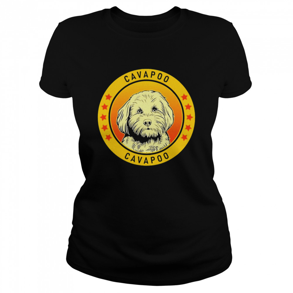 Cavapoo Dog Lover Cute Dog  Classic Women's T-shirt