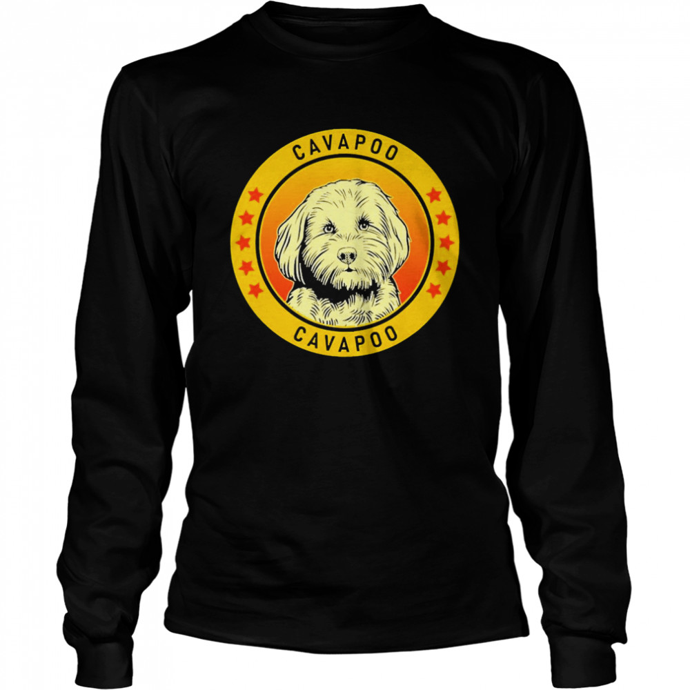 Cavapoo Dog Lover Cute Dog  Long Sleeved T-shirt