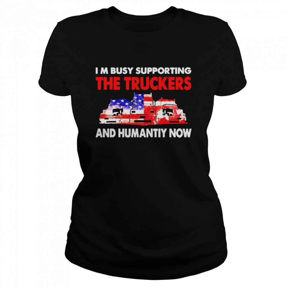 Freedom Convoy 2022 Canadian Truckers Support  Classic Women's T-shirt