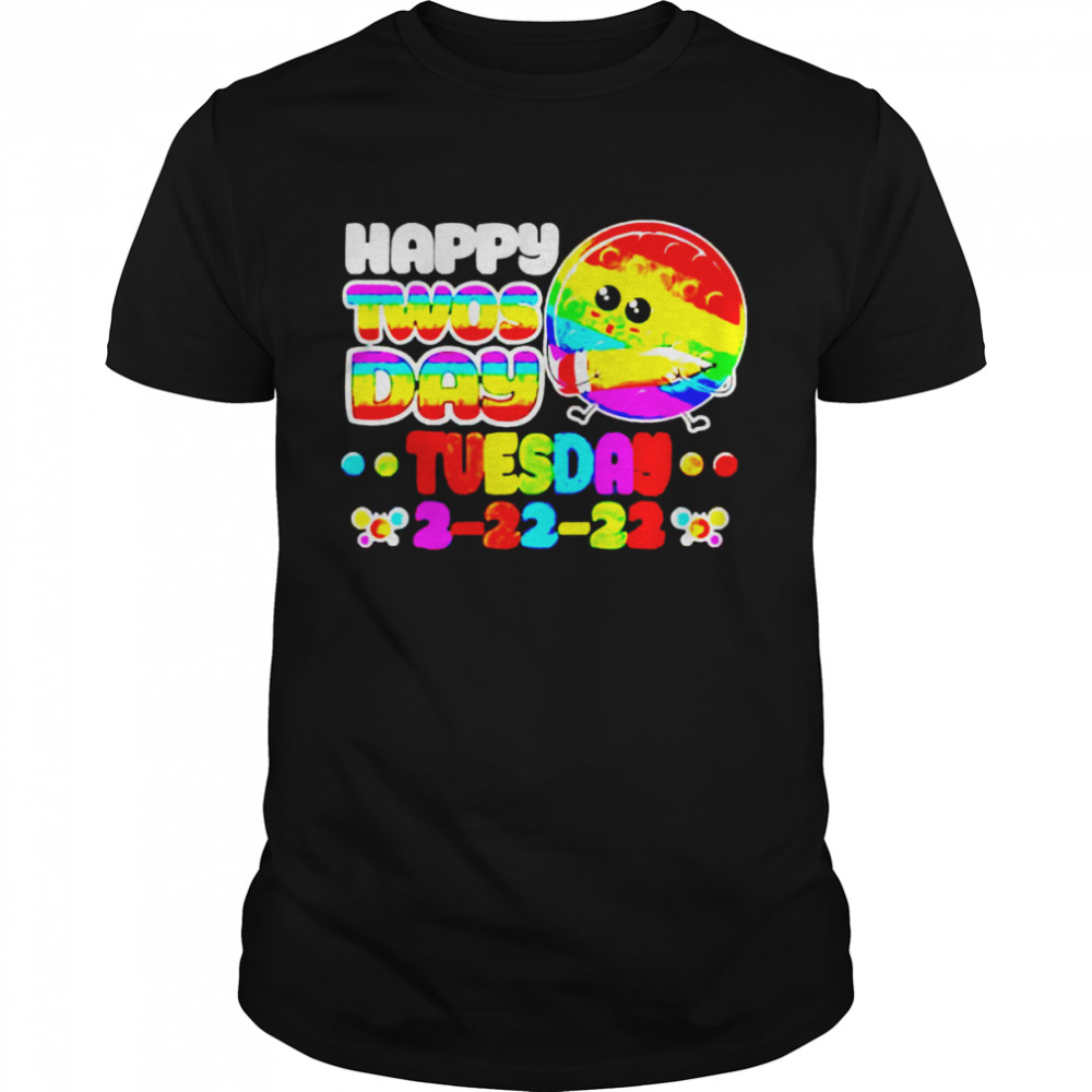 Happy Twosday 2022 2nd Grade On Twosday 02 22 2022 Pop It shirt