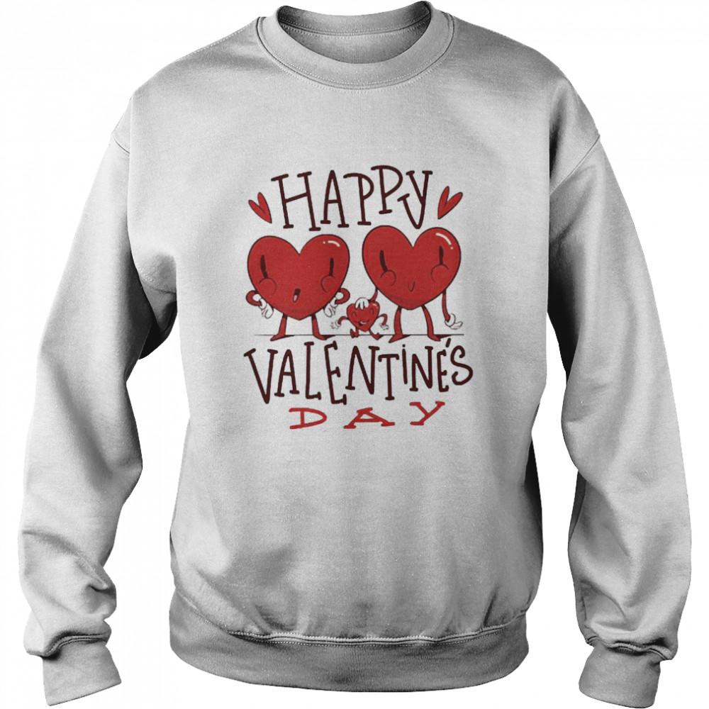 Happy Valentines Day Heart  Unisex Sweatshirt