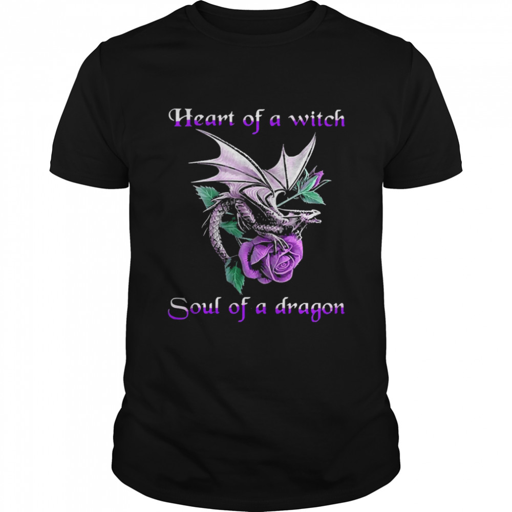 Heart Of A Witch Soul Of A Dragon Shirt