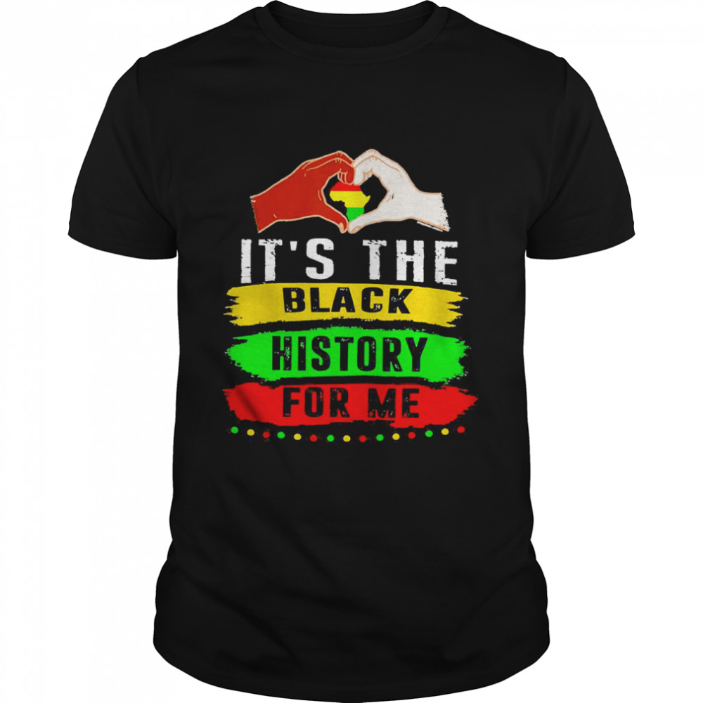 It’s The Black History For Me Black History Month 2022 Shirt