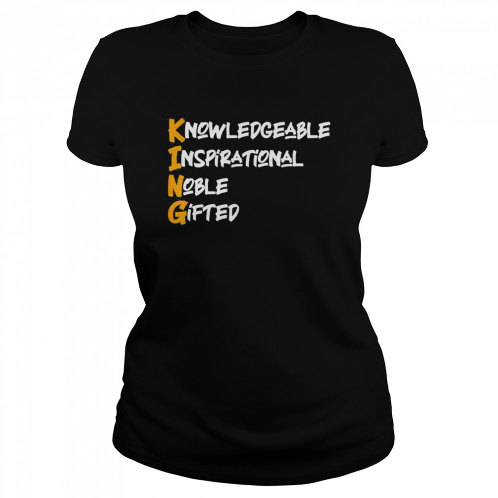 Knowledgeable Inspirational Noble Gifted 2022 shirt Classic Women's T-shirt