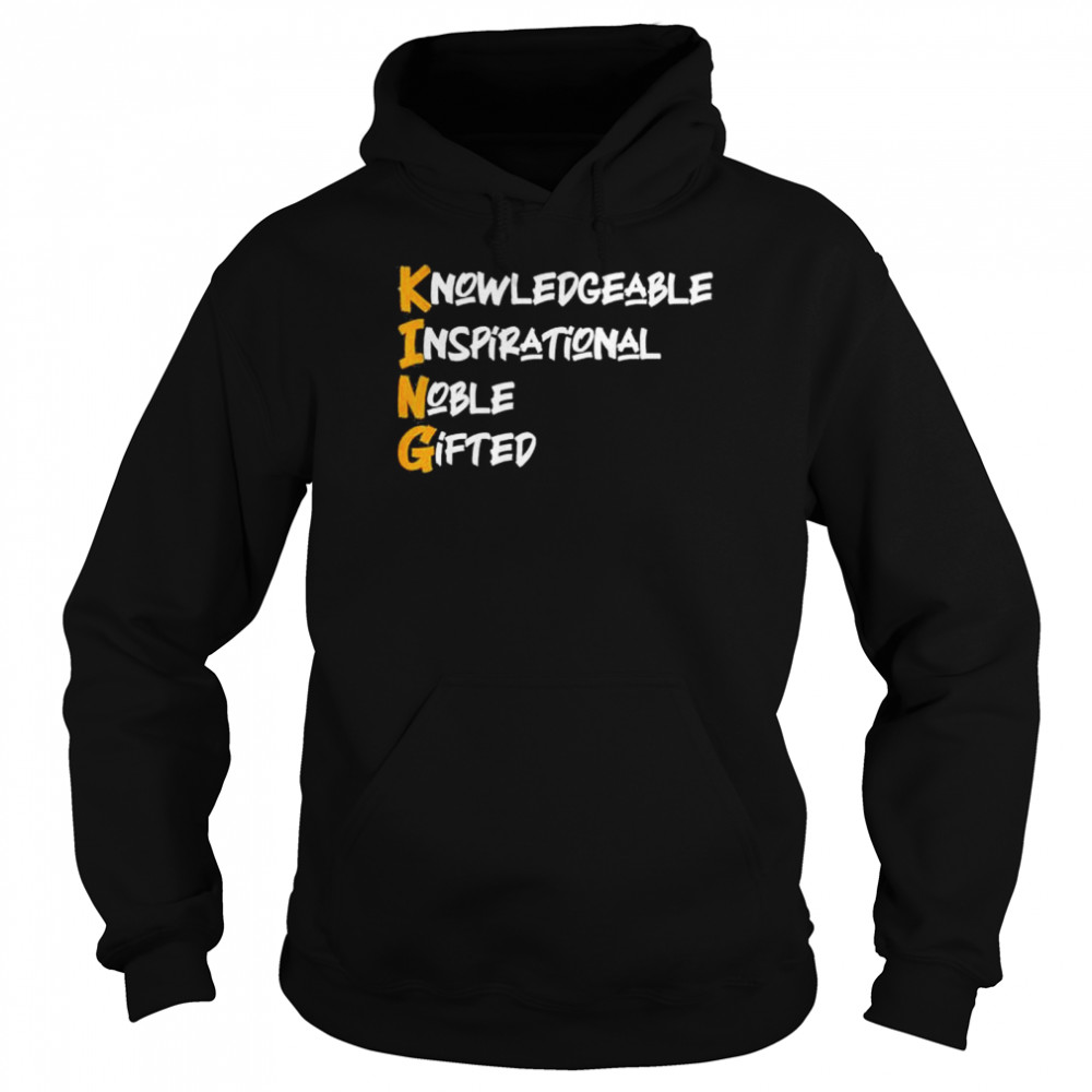 Knowledgeable Inspirational Noble Gifted 2022 shirt Unisex Hoodie