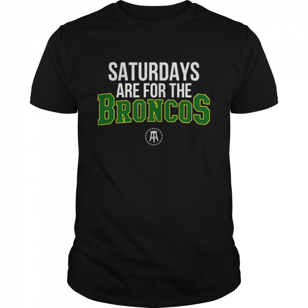 Saturdays are for the broncos shirt Classic Men's T-shirt