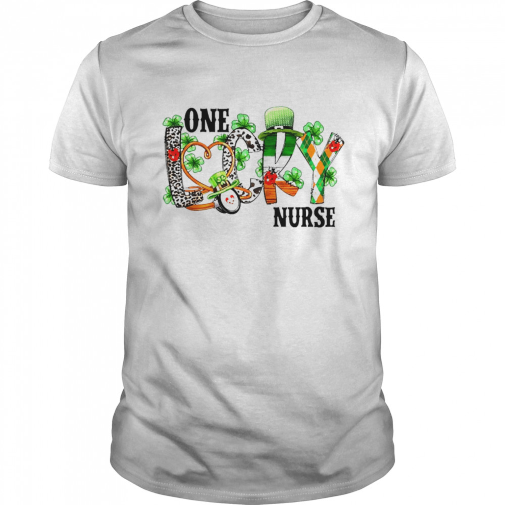 St Patrick’s Day One Lucky Nurse Shirt