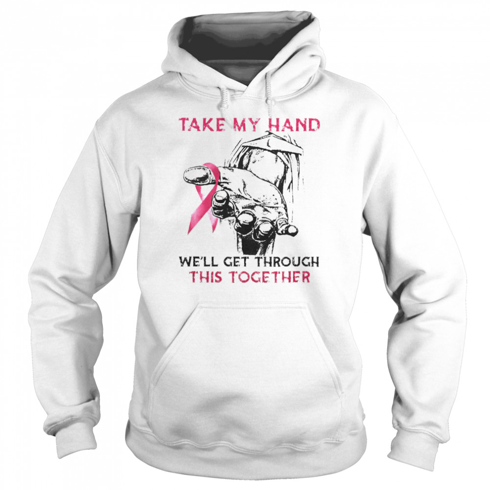 Take My Hand God Jesus Cancer Survivor  Unisex Hoodie