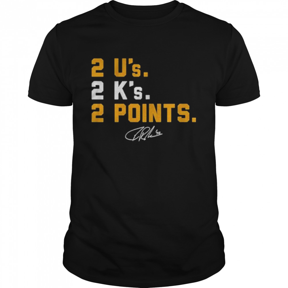 Tuukka Rask Two Us Two Ks Two Points shirt